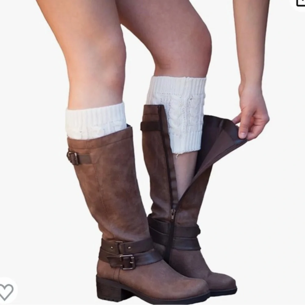 New Bearpaw Women's Knit Cuff Boot‎ Toppers one size pink